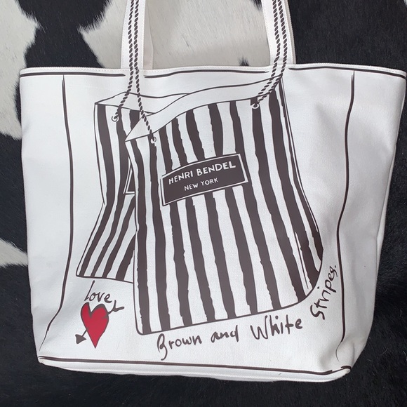 Henri Bendel "For the love of shopping" Tote Bag - Picture 4 of 11